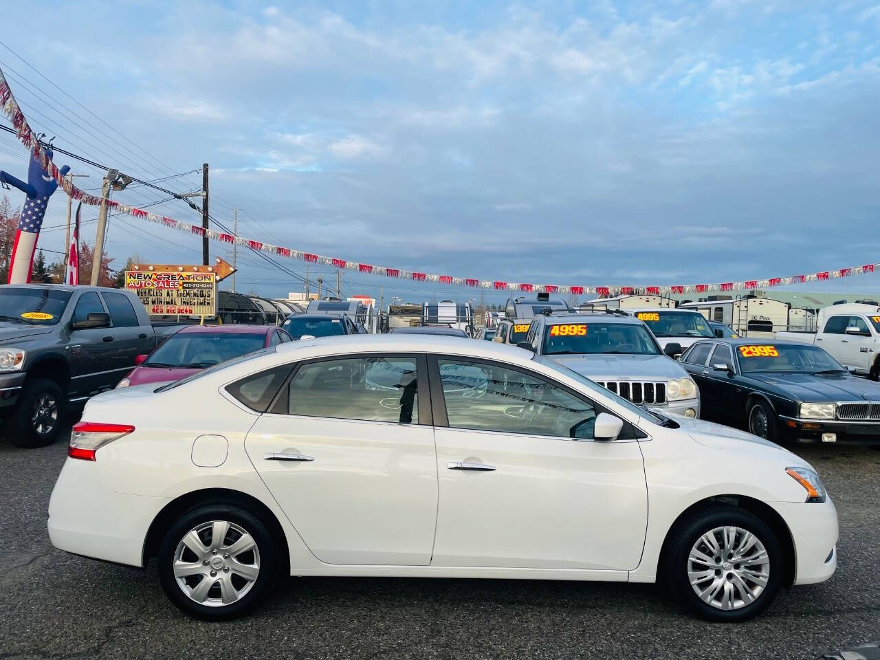 2014 Nissan Sentra for sale at New Creation Auto Sales in Everett, WA