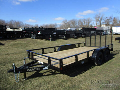 2024 Rice Trailers Utility TD8216 for sale at Rondo Truck & Trailer in Sycamore IL
