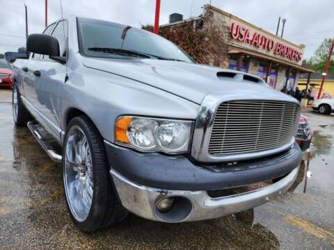 2003 Dodge Ram 1500 for sale at USA Auto Brokers in Houston TX