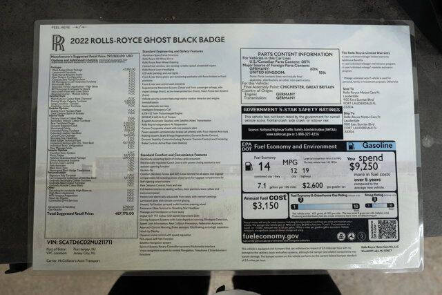 2022 Rolls-Royce Black Badge Ghost