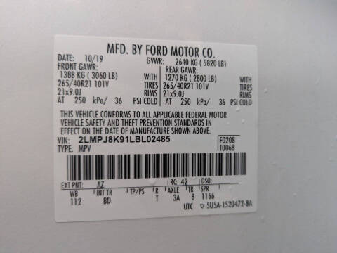 2020 Lincoln Nautilus Reserve