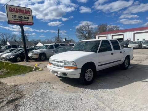 2003 Chevrolet S-10 for sale at Fast Action Auto in Des Moines IA