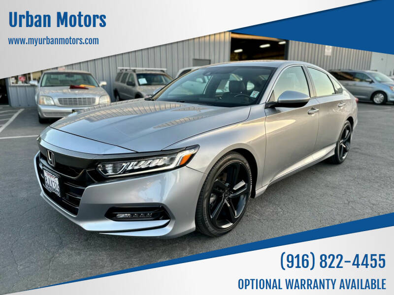 2019 Honda Accord for sale at Urban Motors in Sacramento CA