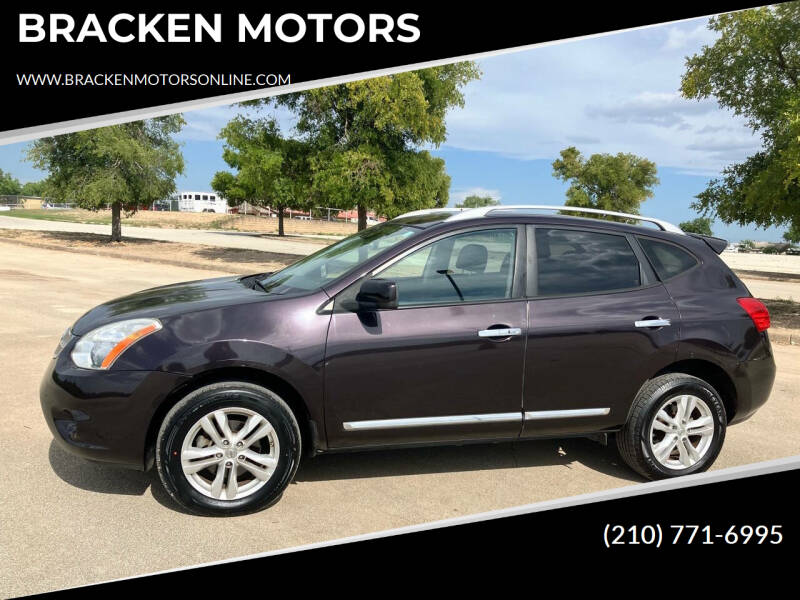 2012 Nissan Rogue for sale at BRACKEN MOTORS in San Antonio TX