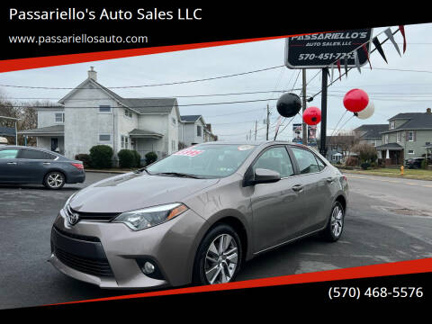 2015 Toyota Corolla for sale at Passariello's Auto Sales LLC in Old Forge PA