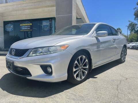2013 Honda Accord for sale at AutoHaus in Colton CA