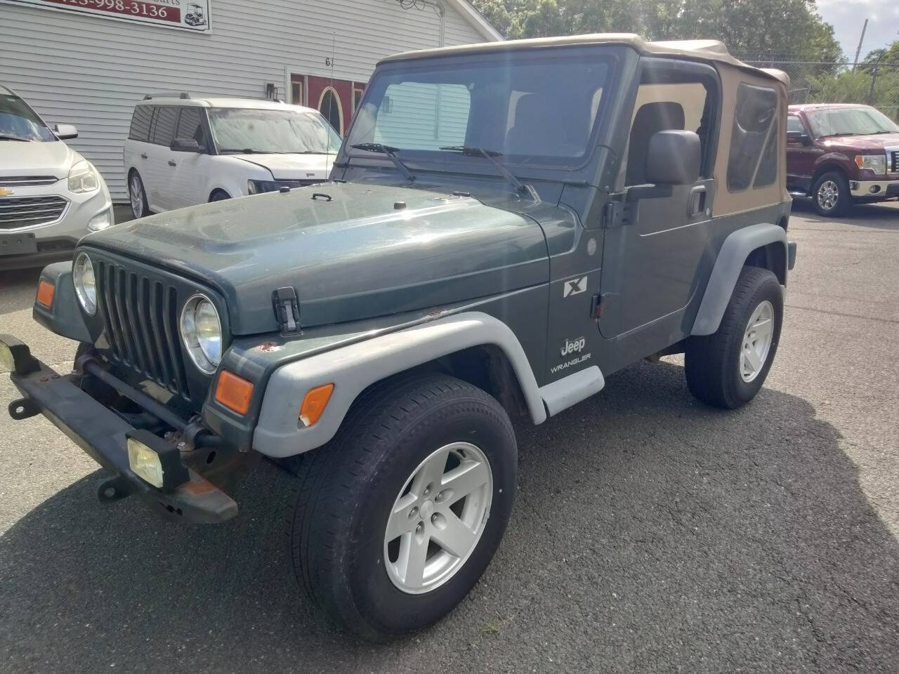 Green 2004 Jeep Wrangler X 2dr X 4WD SUV 1
