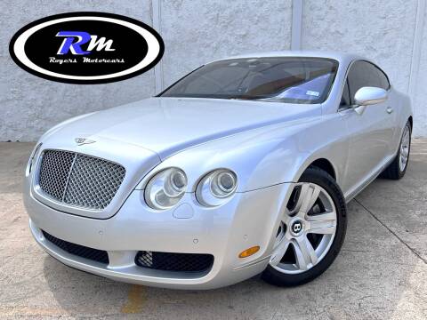 2005 Bentley Continental for sale at ROGERS MOTORCARS in Houston TX