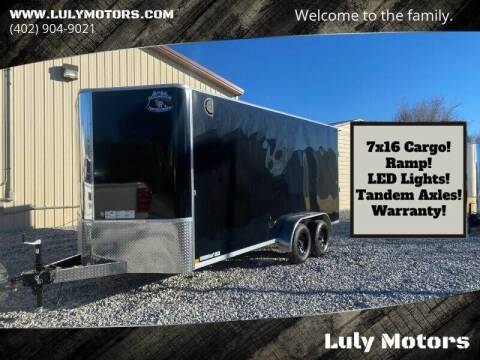 2023 R&M 7X16 V-Nose Enclosed Cargo for sale at Luly Motors-Trailers in Lincoln NE