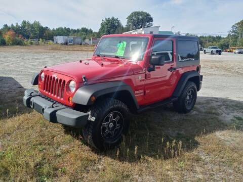 2010 Jeep Wrangler for sale at KZ Used Cars & Trucks in Brentwood NH
