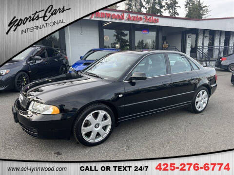 2001 Audi S4 for sale at Sports Cars International in Lynnwood WA