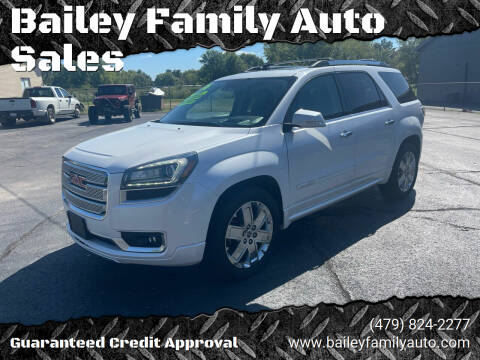 2016 GMC Acadia for sale at Bailey Family Auto Sales in Lincoln AR