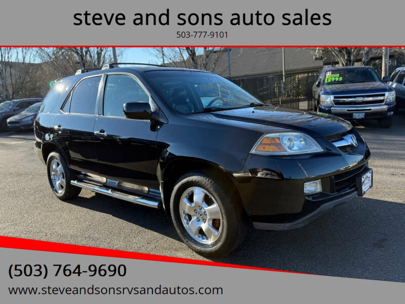 2006 Acura MDX for sale at steve and sons auto sales - Steve & Sons Auto Sales 2 in Portland OR