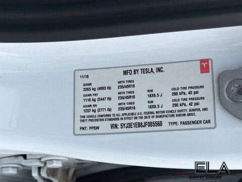 2018 Tesla Model 3
