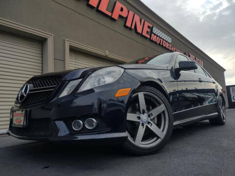 2010 Mercedes-Benz E-Class for sale at Alpine Motors Certified Pre-Owned in Wantagh NY