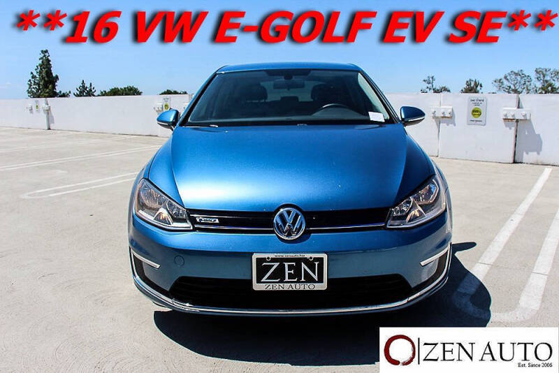 2016 Volkswagen e-Golf SE