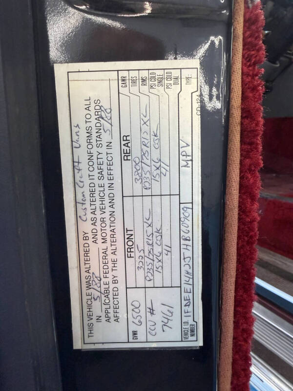 1988 Ford E-Series E-150