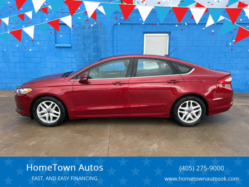 2016 Ford Fusion for sale at HomeTown Autos in Shawnee OK