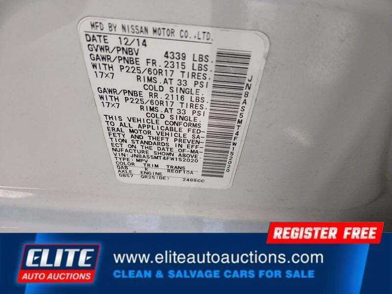 2015 Nissan Rogue Select S