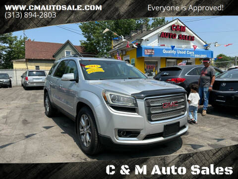2015 GMC Acadia for sale at C & M Auto Sales in Detroit MI