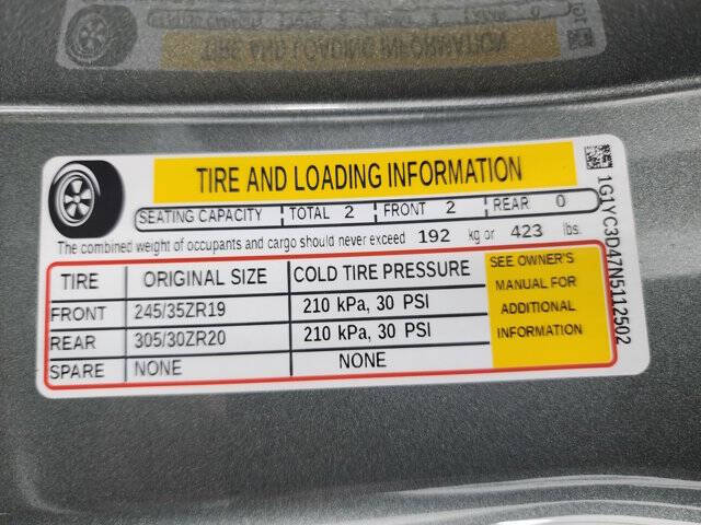 2022 Chevrolet Corvette Stingray