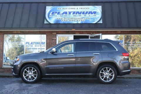 2014 Jeep Grand Cherokee for sale at Platinum Auto World in Fredericksburg VA