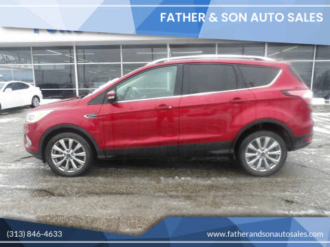 2017 Ford Escape for sale at Father & Son Auto Sales in Dearborn MI