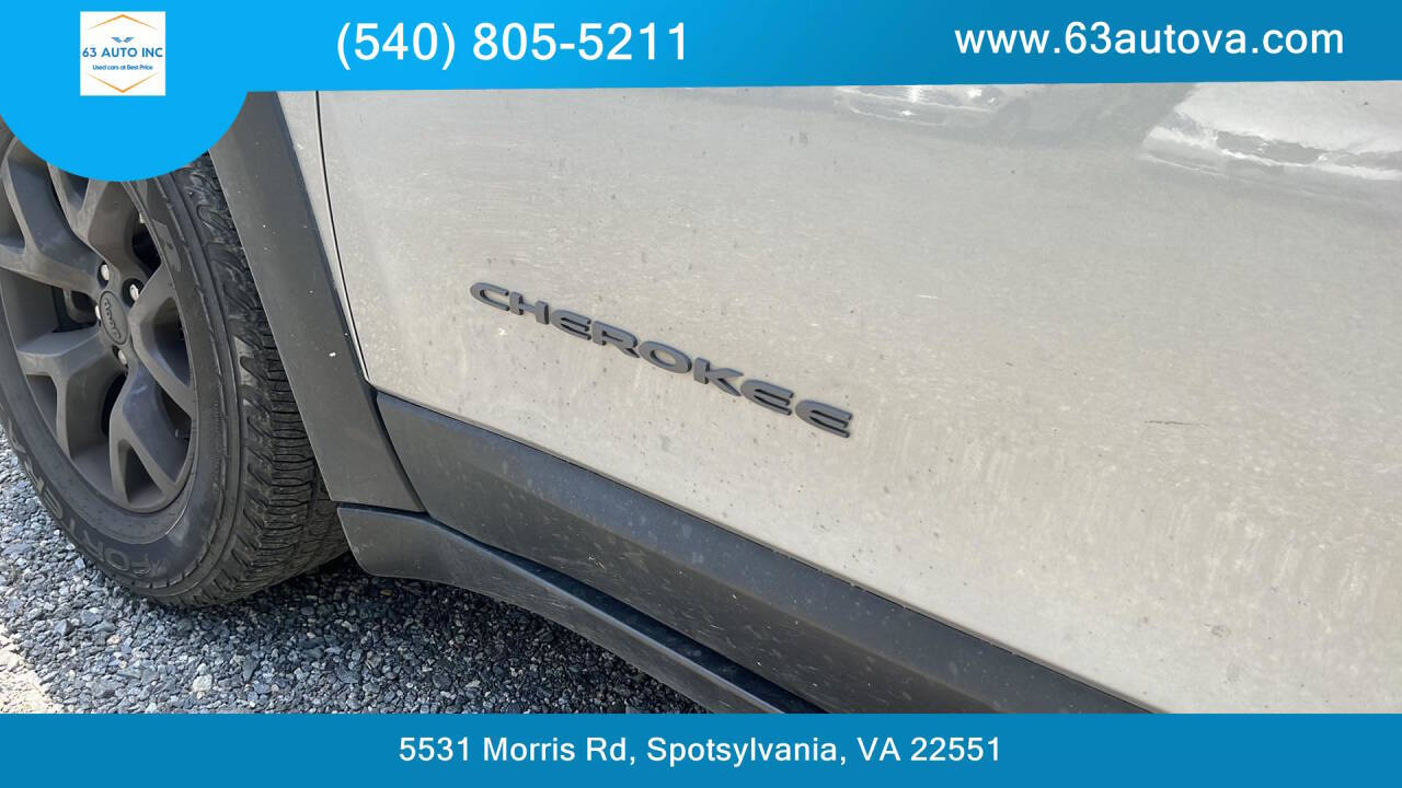 2015 Jeep Cherokee for sale at 63 Auto Inc in Spotsylvania, VA