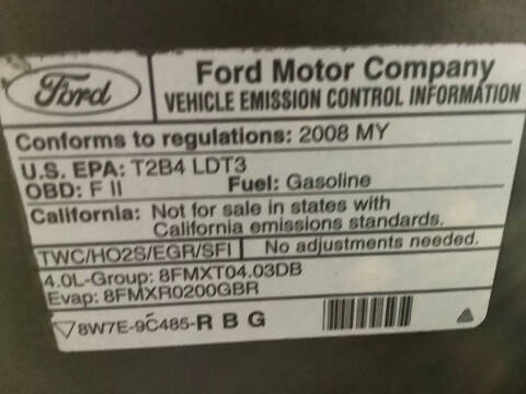 2008 Ford Explorer Sport Trac Limited