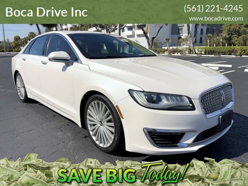 2017 Lincoln MKZ for sale at Boca Drive Inc in Oakland Park FL