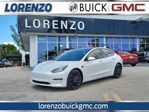 2022 Tesla Model 3 for sale at Lorenzo Buick GMC in Miami FL