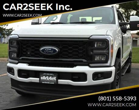 2023 Ford F-350 Super Duty for sale at CAR2SEEK Inc. in Salt Lake City UT