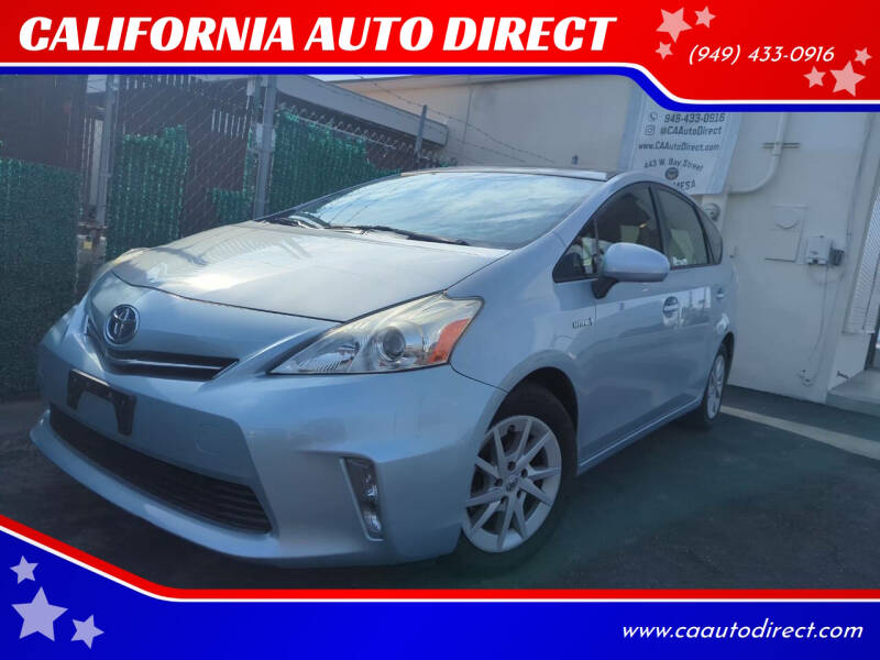 2014 Toyota Prius v for sale at CALIFORNIA AUTO DIRECT in Costa Mesa CA