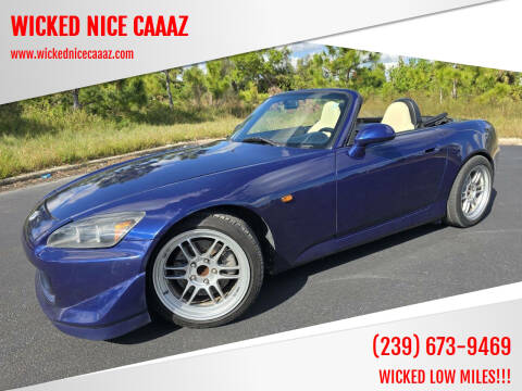 2002 Honda S2000 for sale at WICKED NICE CAAAZ in Cape Coral FL