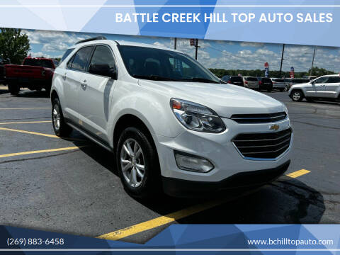 2016 Chevrolet Equinox for sale at Battle Creek Hill Top Auto Sales in Battle Creek MI