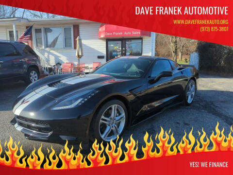 2017 Chevrolet Corvette for sale at Dave Franek Automotive in Wantage NJ