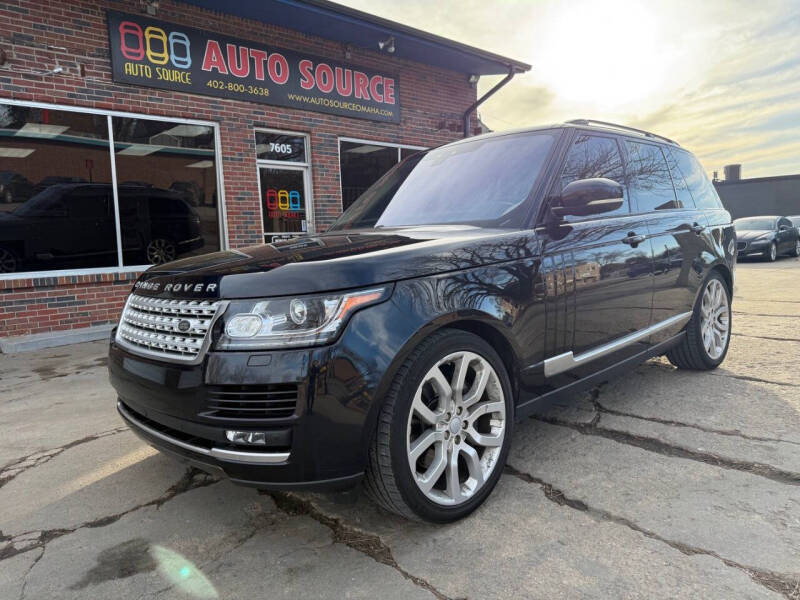 2017 Land Rover Range Rover for sale at Auto Source in Ralston NE