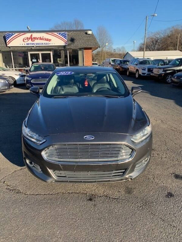 2015 Ford Fusion for sale at American Auto Sales LLC in Charlotte NC