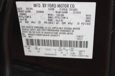 2010 Mercury Mariner V6