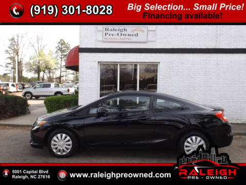 2012 Honda Civic for sale at Raleigh Pre-Owned in Raleigh NC
