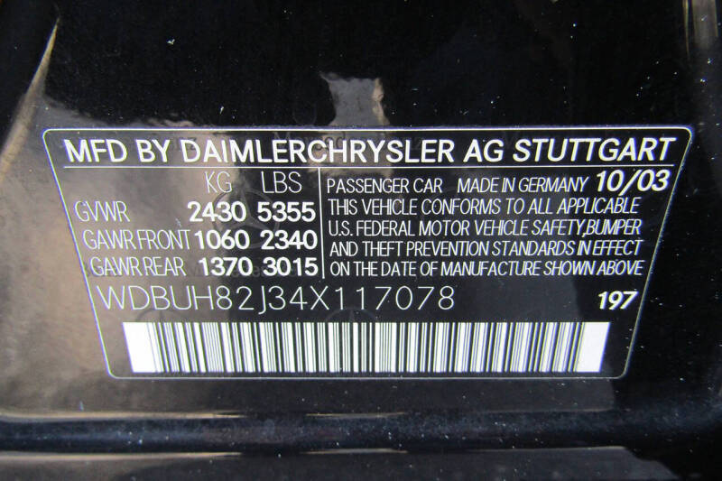 2004 Mercedes-Benz E-Class E 320 4MATIC