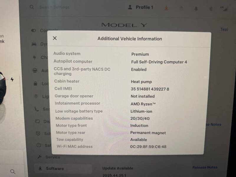 2025 Tesla Model Y Performance
