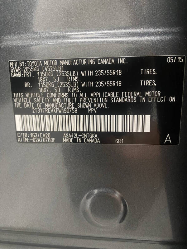 2015 Toyota RAV4 Limited