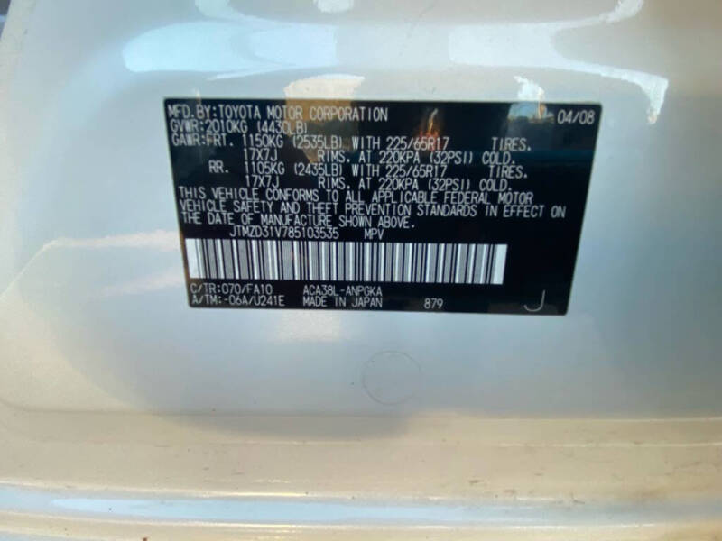 2008 Toyota RAV4 Limited