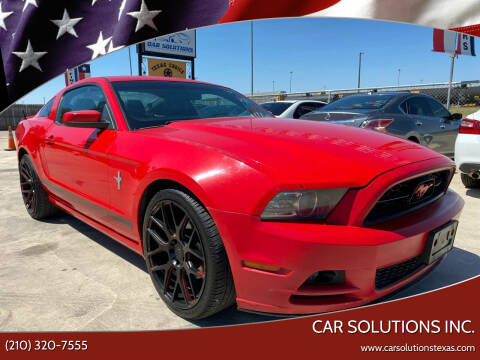 2013 Ford Mustang for sale at Car Solutions Inc. in San Antonio TX