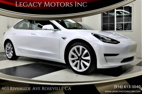 2019 Tesla Model 3 for sale at Legacy Motors Inc in Roseville CA