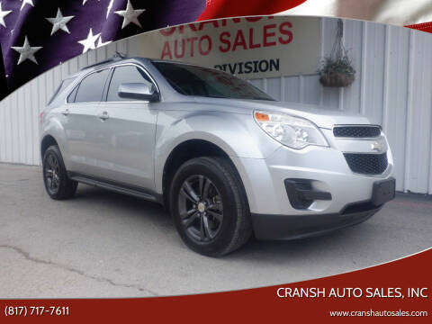 2010 Chevrolet Equinox for sale at CRANSH AUTO SALES, INC in Arlington TX