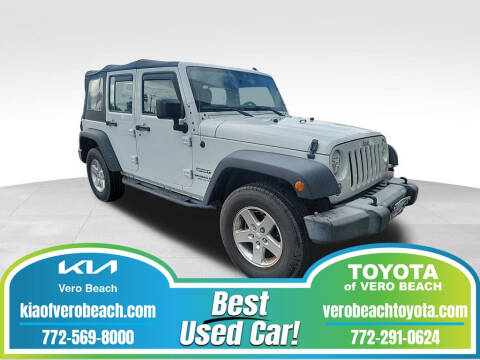 2016 Jeep Wrangler Unlimited for sale at PHIL SMITH AUTOMOTIVE GROUP - Toyota Kia of Vero Beach in Vero Beach FL