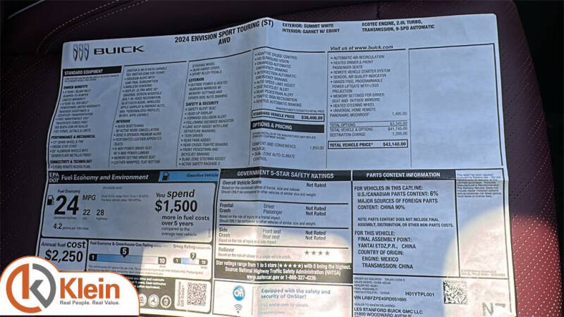 2024 Buick Envision Sport Touring