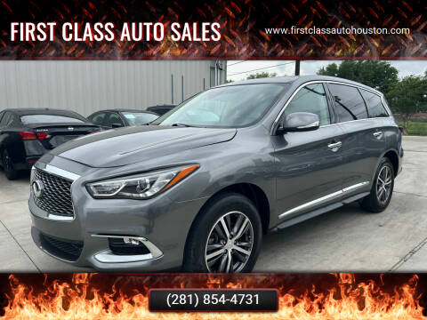 2019 Infiniti QX60 for sale at First Class Auto Sales in Sugar Land TX